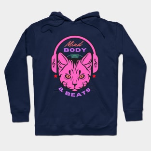 Cat Music - Mind Body & Beat Hoodie